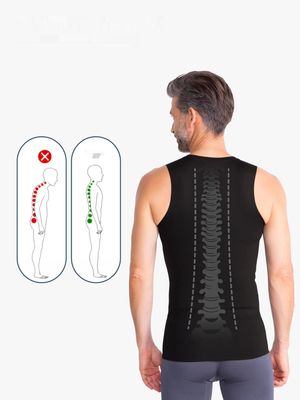 FINN Shapewear – Męska koszulka kompresyjna z zamkiem