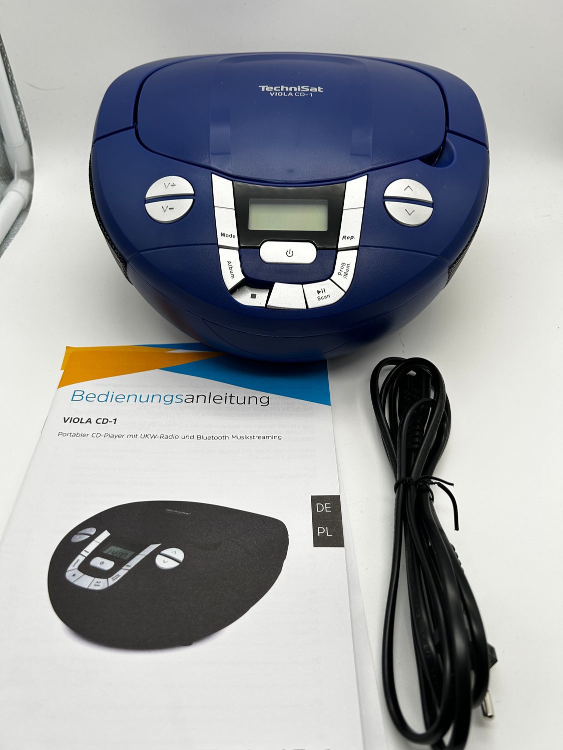 TechniSat Viola CD-1 – przenośny boombox CD (radio dla dzieci, odtwarz