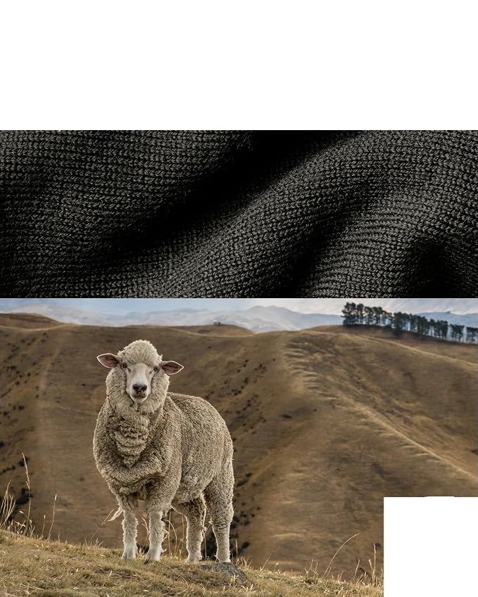 DANISH ENDURANCE Męskie legginsy termiczne z wełny merino