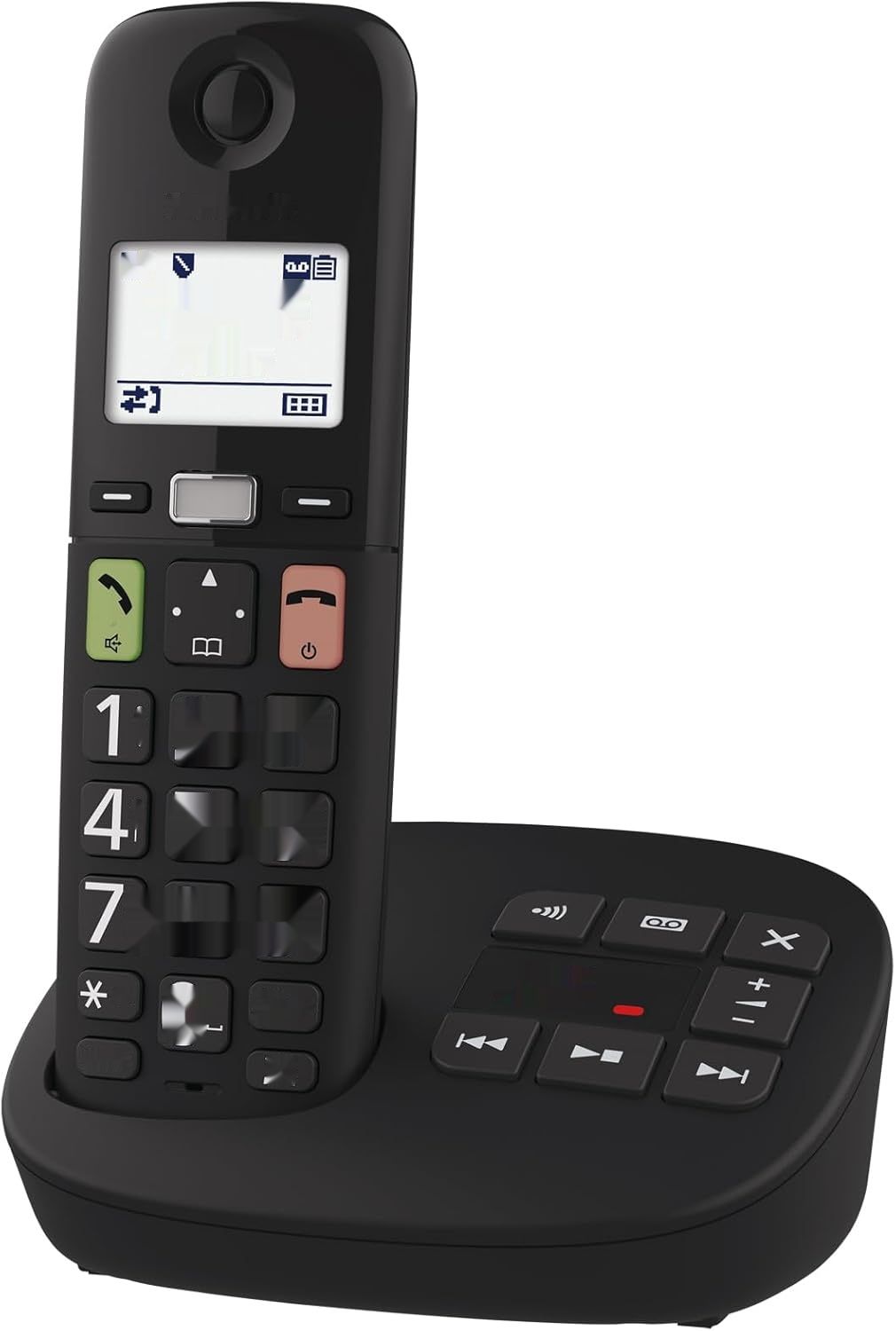 Panasonic KX-TGU130EXB cyfrowy telefon bezprzewodowy z automatyczną  ,
