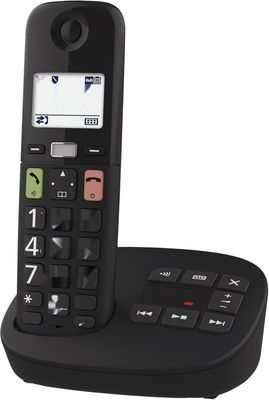 Panasonic KX-TGU130EXB cyfrowy telefon bezprzewodowy z automatyczną  ,