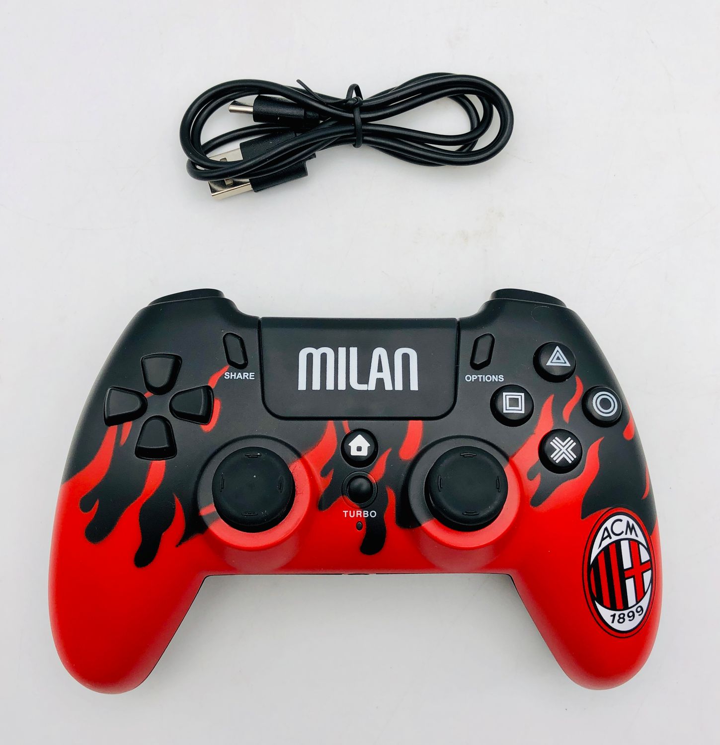 Gamepad Qubick AC Milan Flames Bezprzewodowy