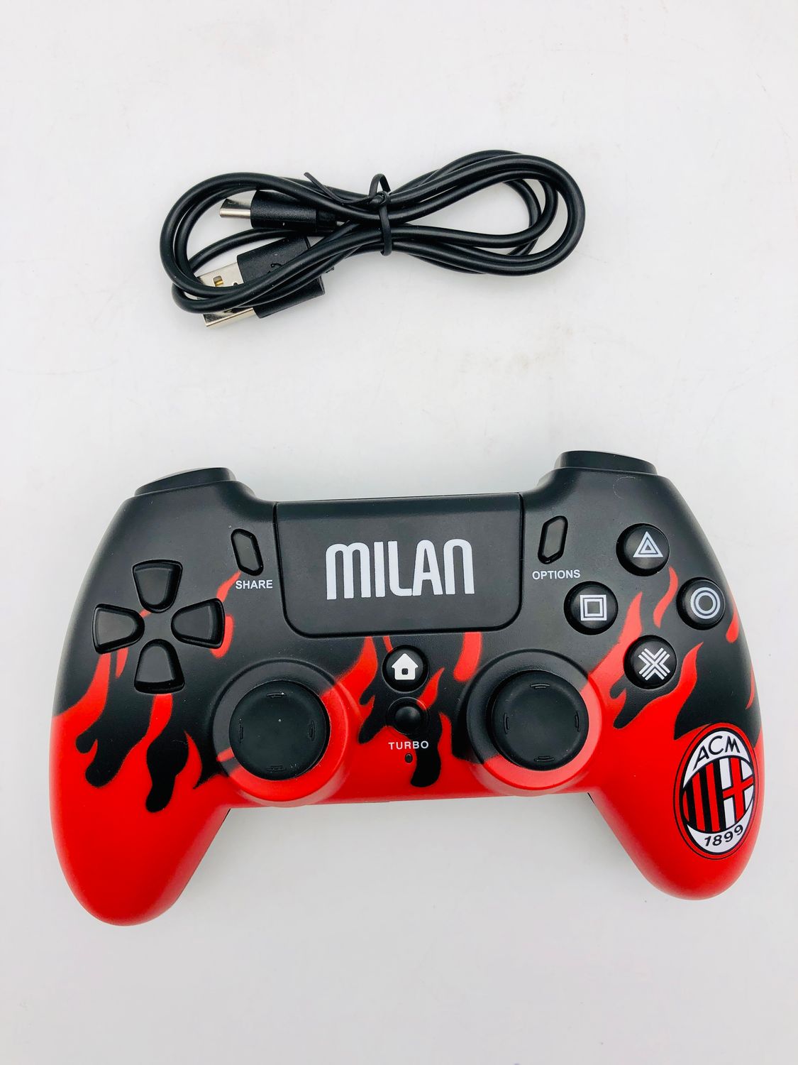 Gamepad Qubick AC Milan Flames Bezprzewodowy