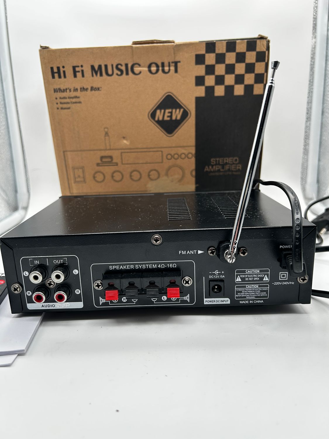 Wzmacniacz audio HiFi 600 W z Bluetooth 5.0
