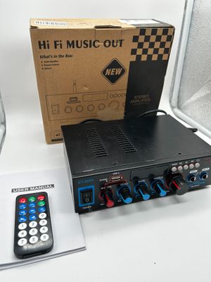 Wzmacniacz audio HiFi 600 W z Bluetooth 5.0