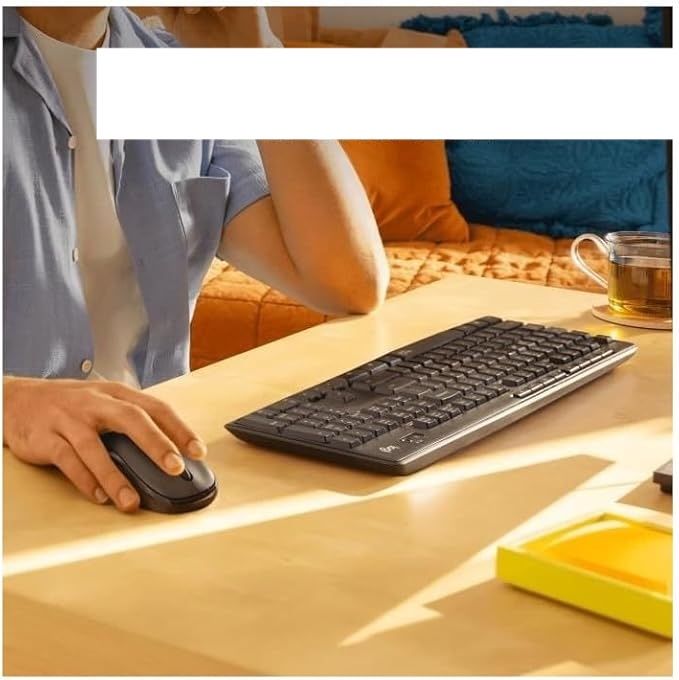 Bezprzewodowy zestaw Logitech MK295 Silent – mysz i klawiatura