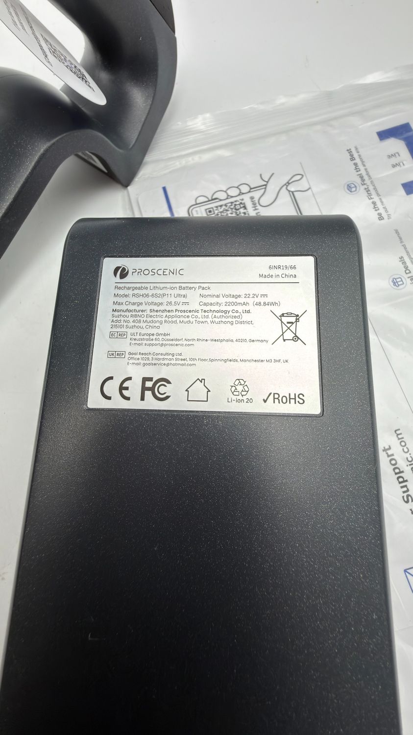 Proscenic P11 Ultra Bezprzewodowy odkurzacz 500 W / 50 min / 50 kPa