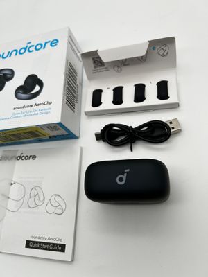 ANKER Soundcore AeroClip black – otwarte słuchawki clip-on