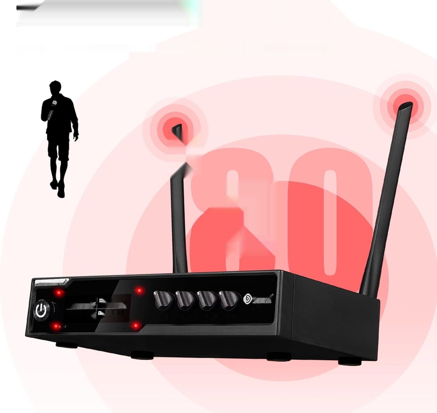 D Debra Audio VM304 – 4‑kanałowy bezprzewodowy system mikrofonów VHF