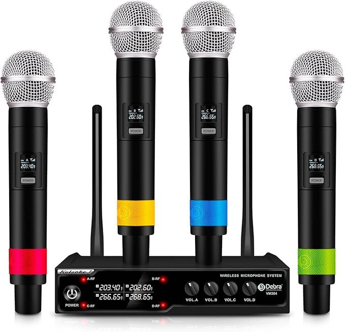 D Debra Audio VM304 – 4‑kanałowy bezprzewodowy system mikrofonów VHF