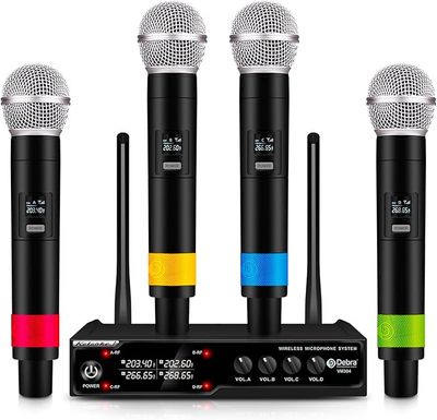 D Debra Audio VM304 – 4‑kanałowy bezprzewodowy system mikrofonów VHF