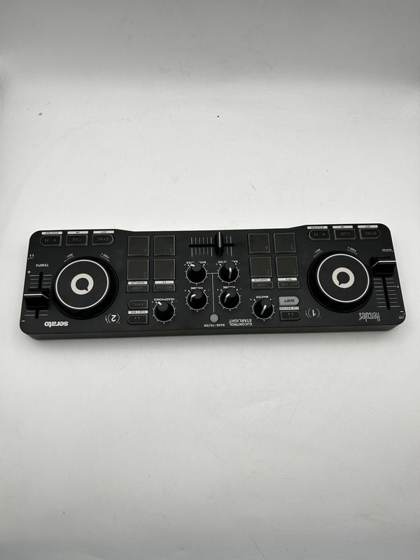 Hercules DJControl Starlight – przenośny 2-deckowy kontroler DJ USB