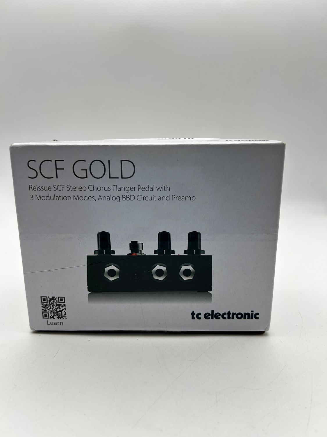 TC Electronic Stereo Chorus Flanger SCF GOLD, czarny