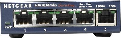 NETGEAR FS105NA przełącznik sieciowy 5-portowy 10/100 Mb/s