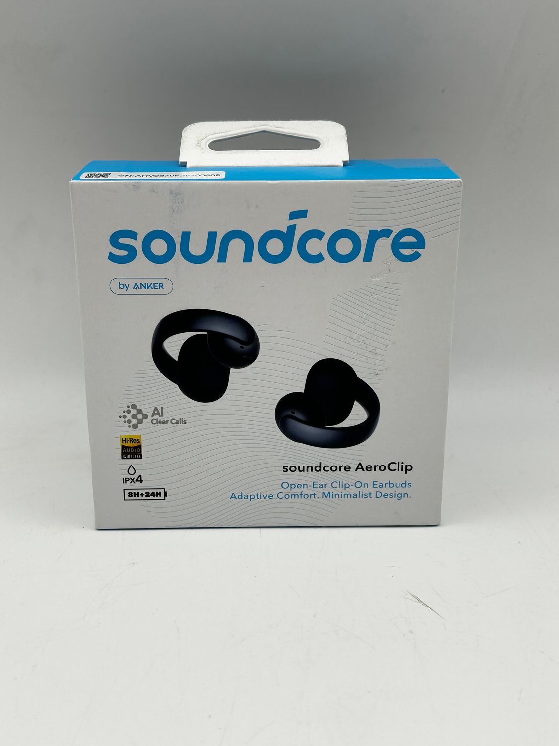 Słuchawki bezprzewodowe Soundcore AeroClip open-ear Bluetooth czarne
