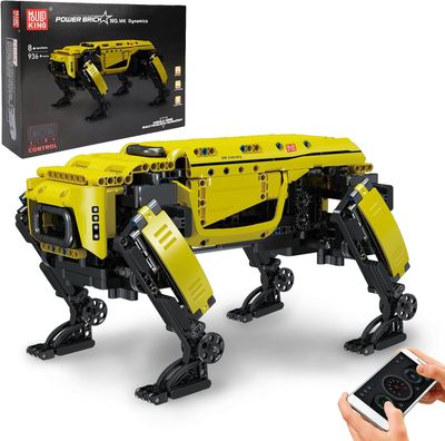 Mould King 15066 Pies Perro – Zdalnie Sterowany Robot z Klocków, 936 Elementów