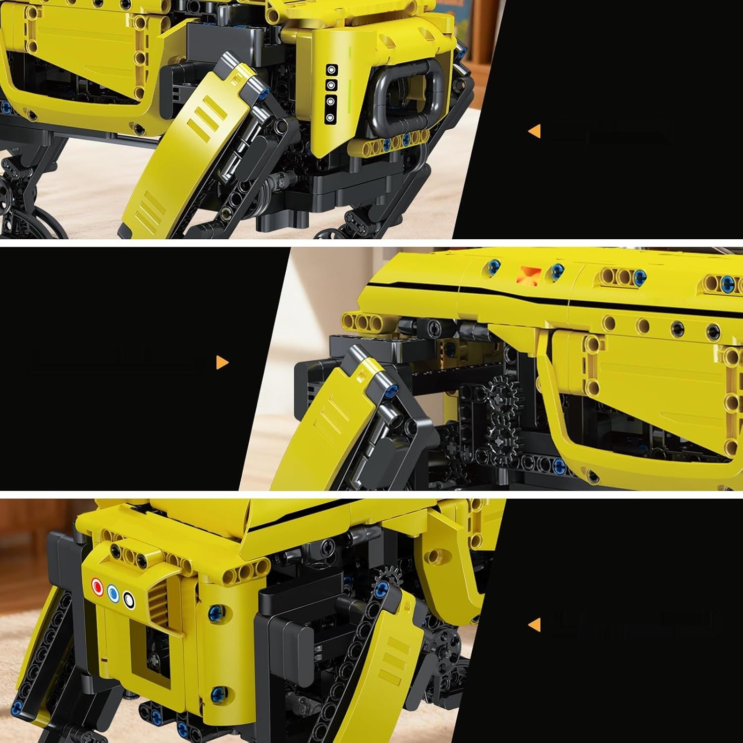 Mould King 15066 Pies Perro – Zdalnie Sterowany Robot z Klocków, 936 Elementów