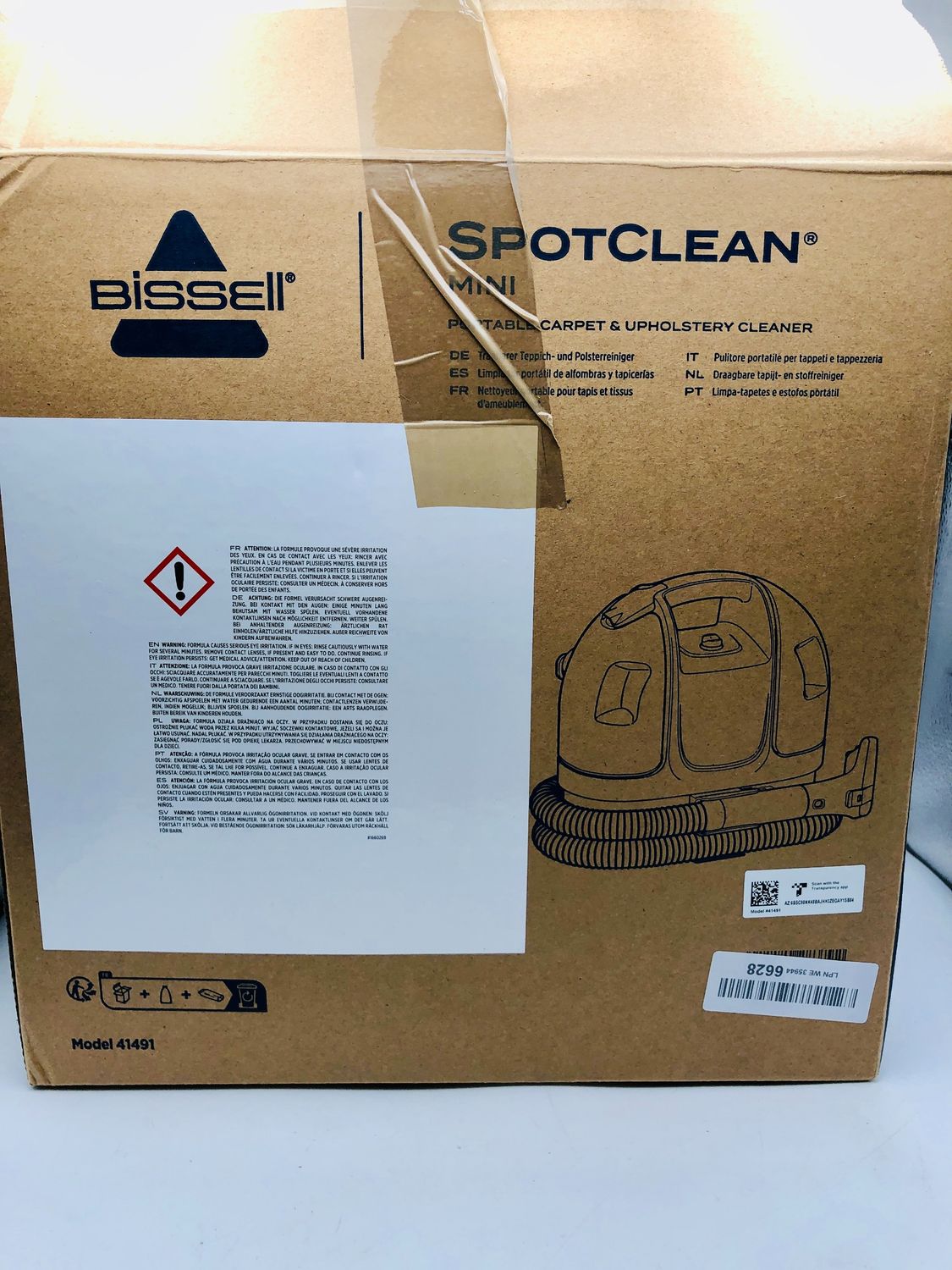 BISSELL SpotClean Mini Corded – przenośny odkurzacz do prania dywanów
