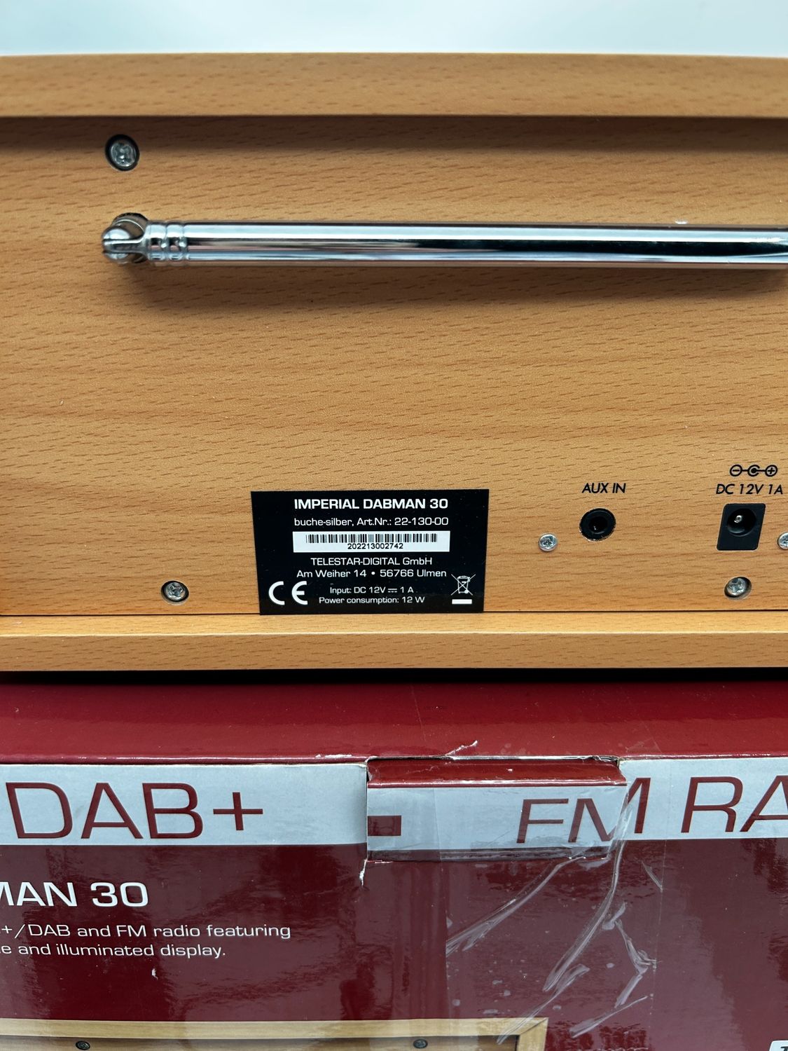 DigitalBOX Imperial DABMAN 30 – przenośne radio DAB