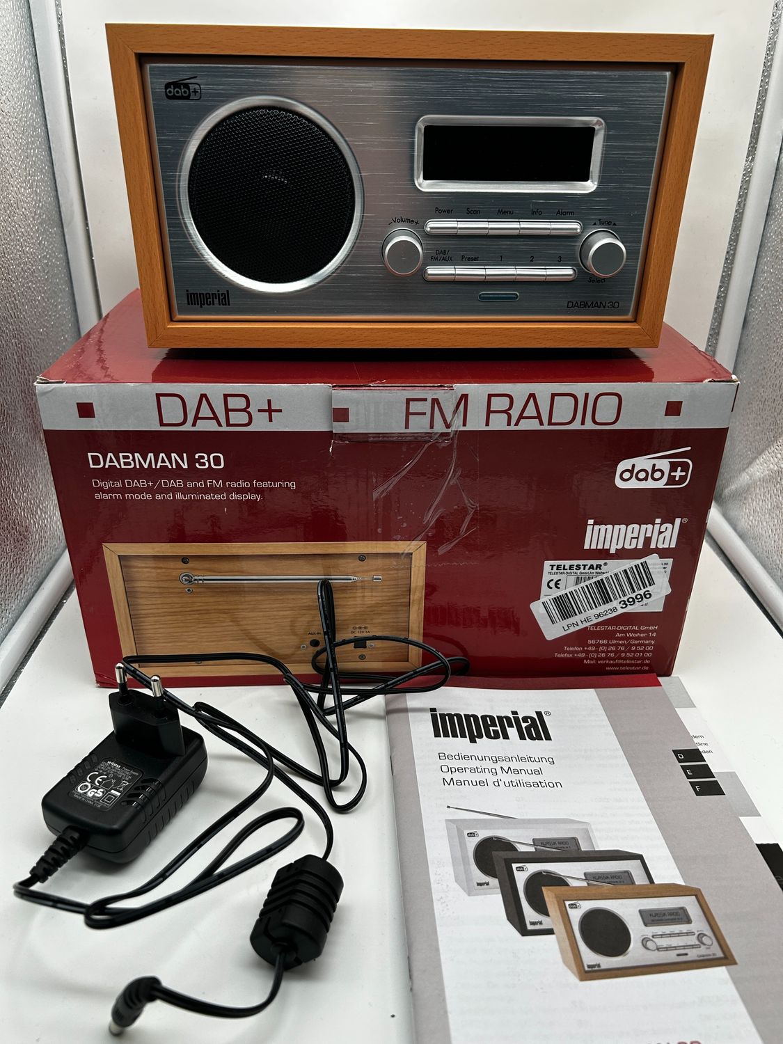 DigitalBOX Imperial DABMAN 30 – przenośne radio DAB