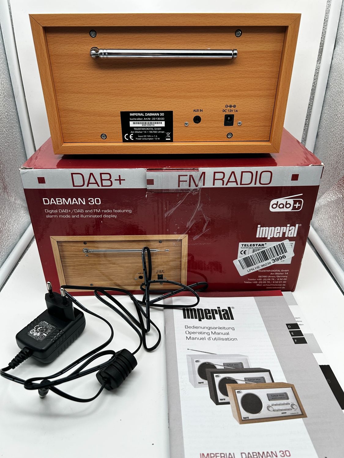 DigitalBOX Imperial DABMAN 30 – przenośne radio DAB