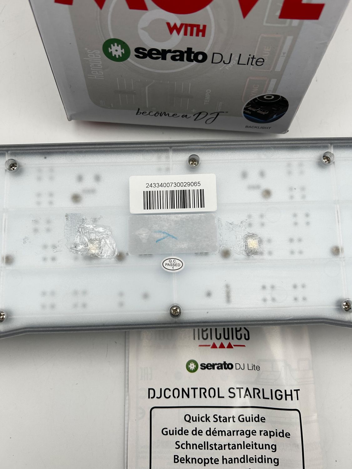 Hercules DJControl Starlight – przenośny 2-deckowy kontroler DJ USB