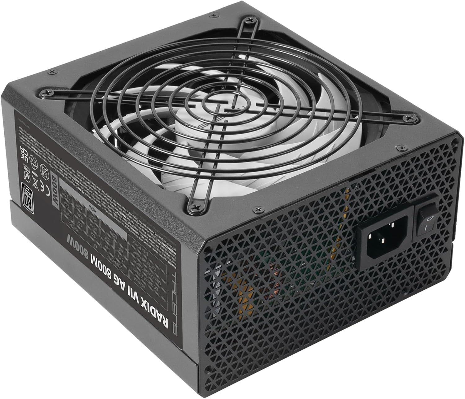 Tacens RADIX VII AG 800M, modularny zasilacz do PC ATX 800W, 80Plus Sl