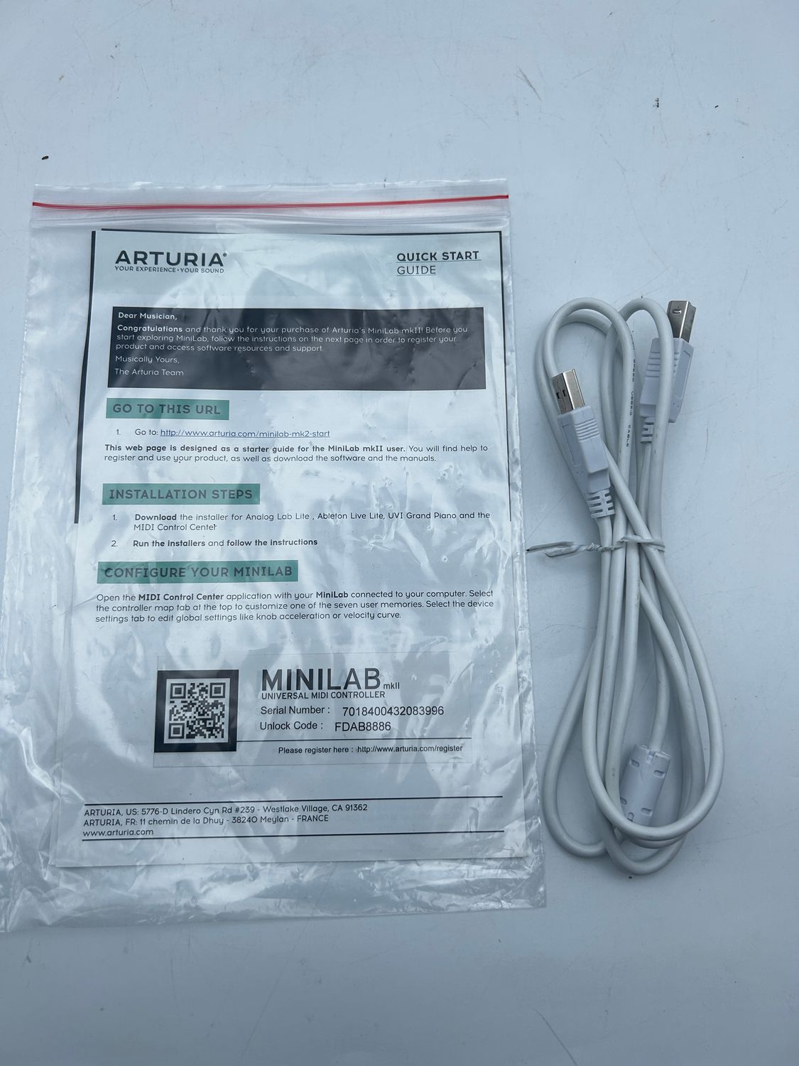 Arturia MiniLab MKII Inverted — kontroler MIDI