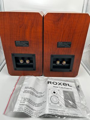 ROXEL RBS 300 – głośnik podstawkowy z efektem drewna wiśniowego