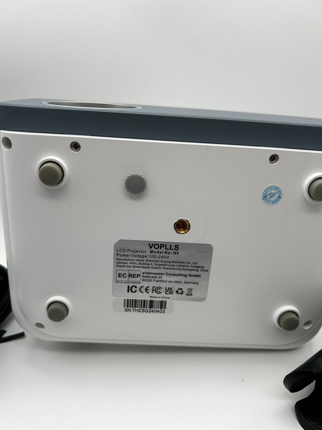 Mini projektor VOPLLS 12000 l Full HD 1080p
