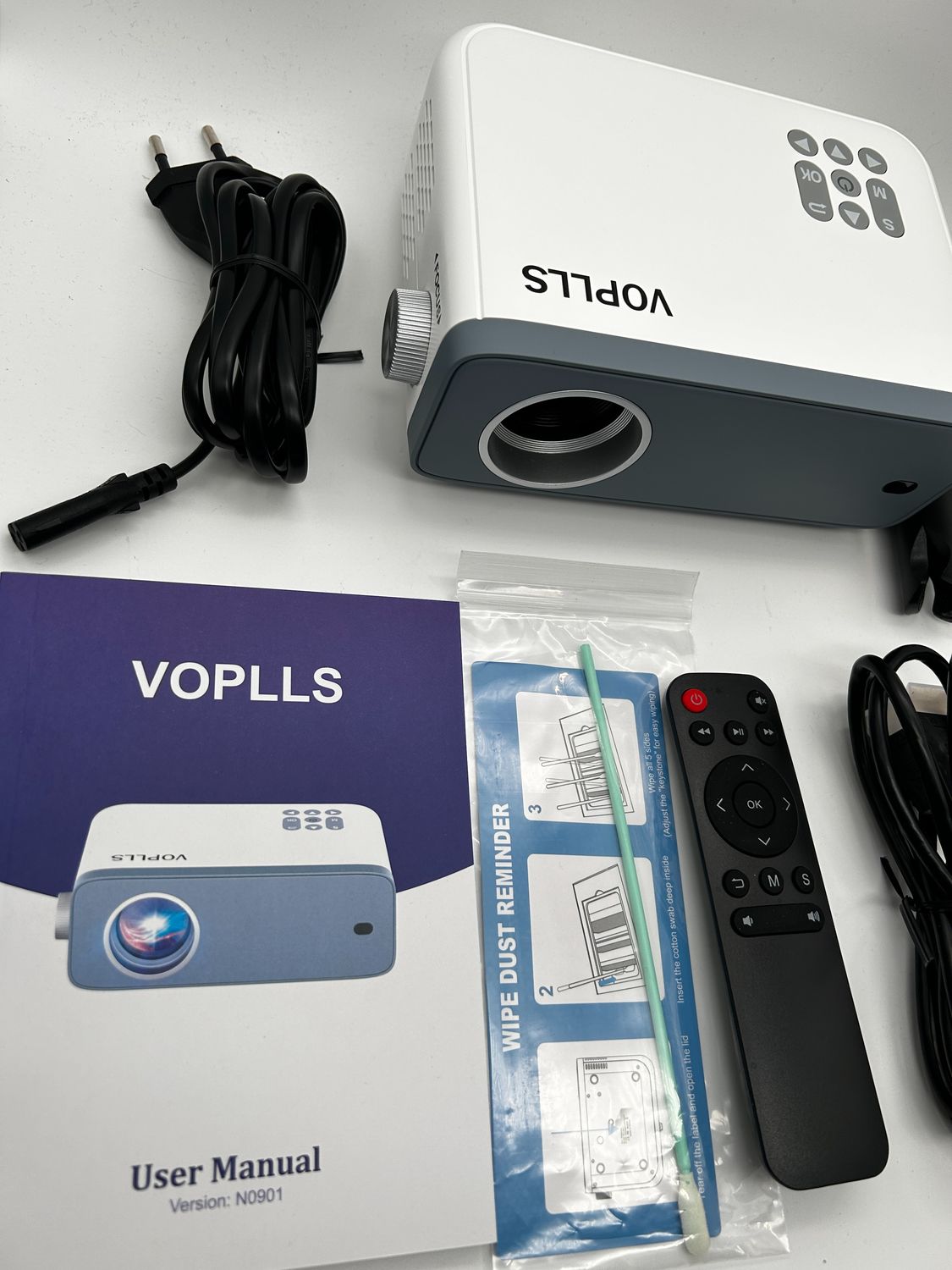 Mini projektor VOPLLS 12000 l Full HD 1080p