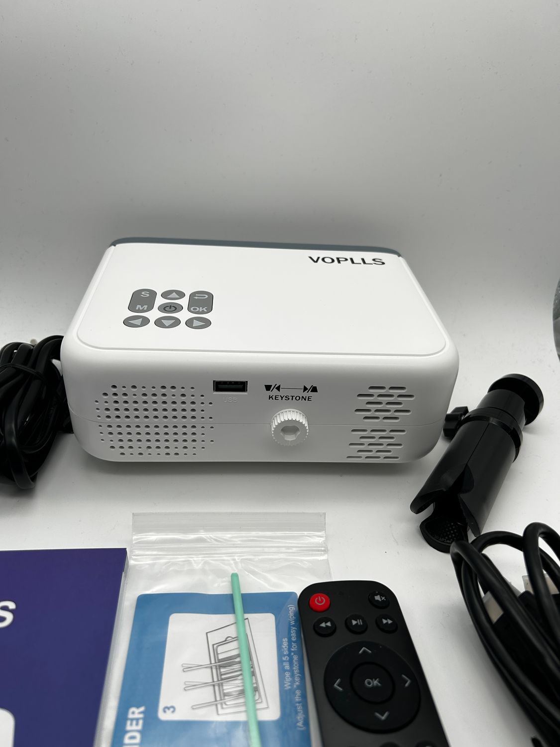 Mini projektor VOPLLS 12000 l Full HD 1080p