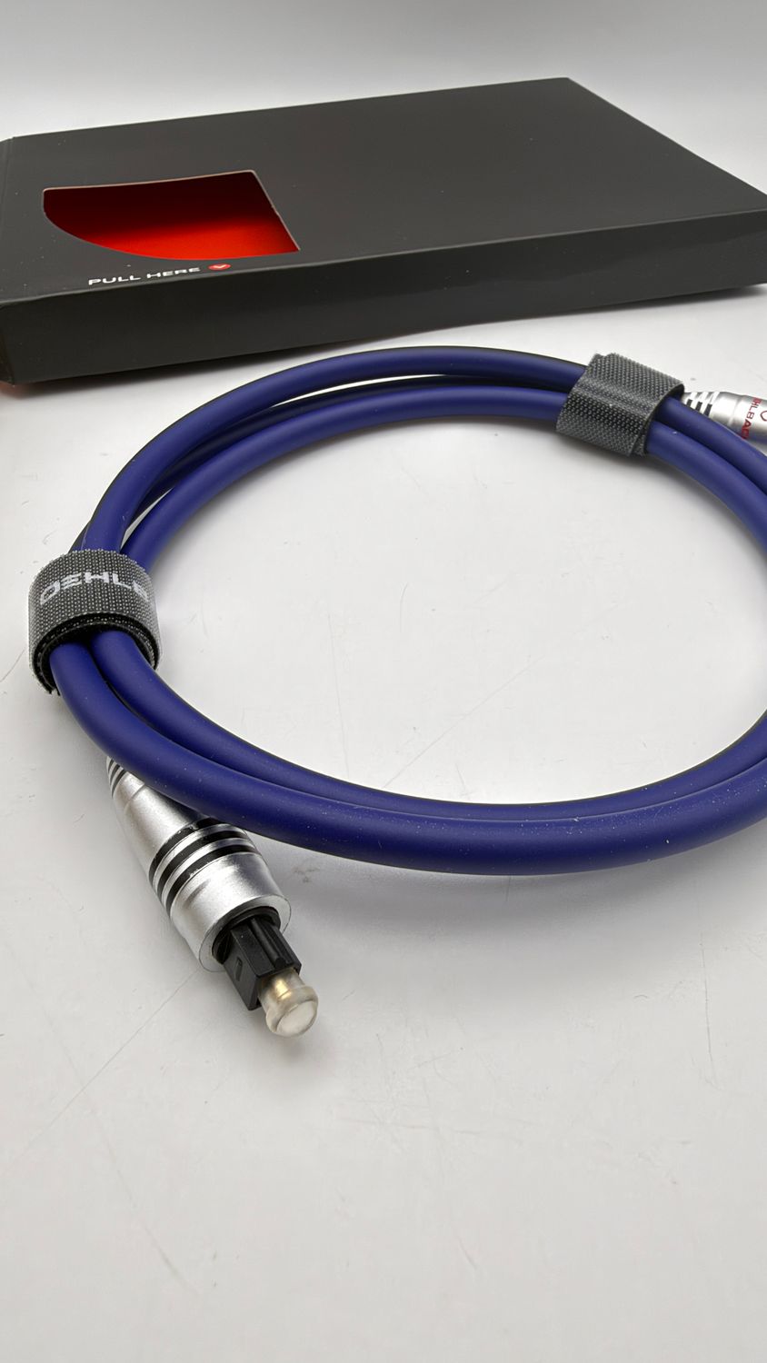Oehlbach 1381 XXL Series 80 kabel optyczny 1 m niebieski
