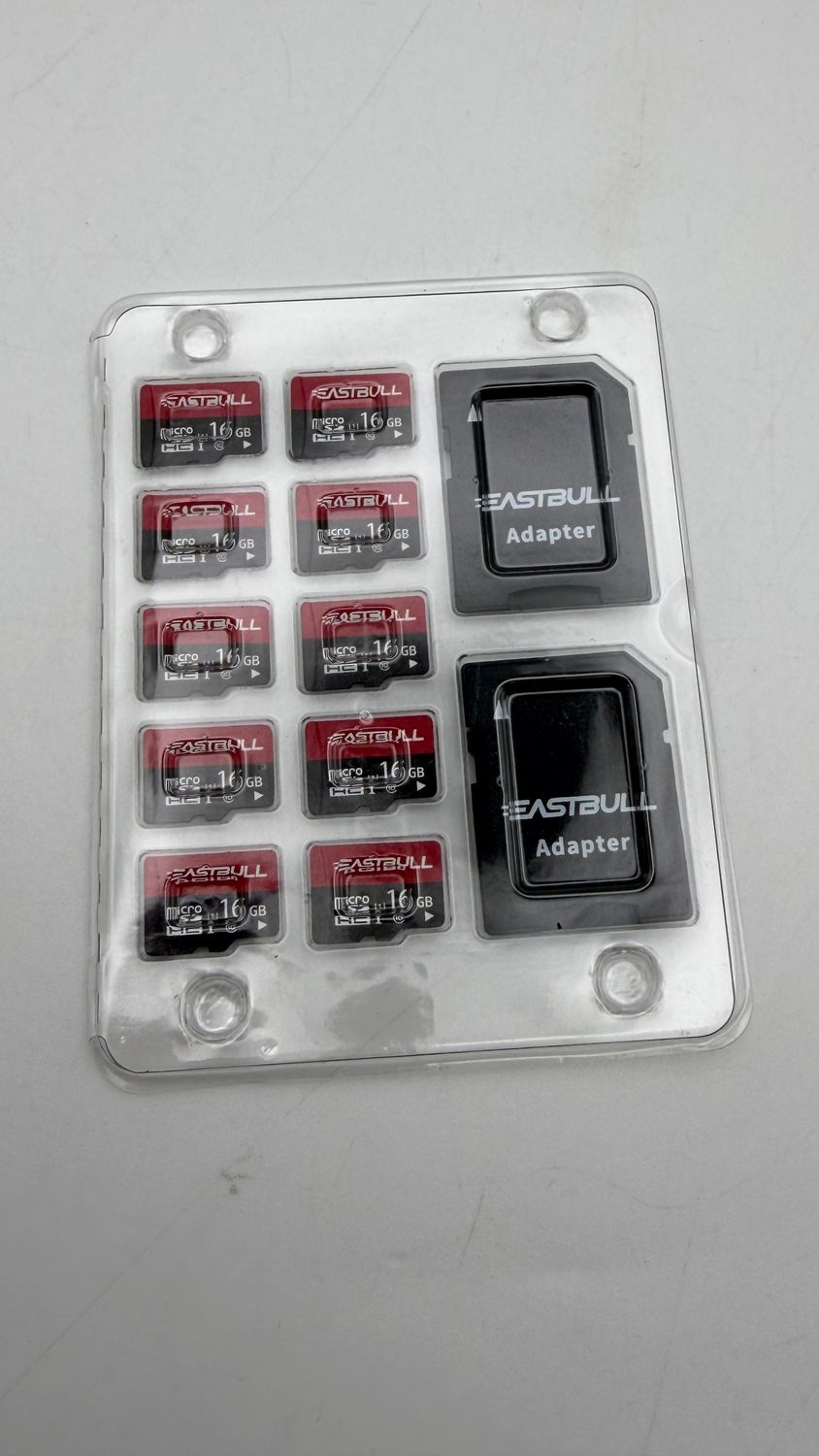 Karty SD 16 GB klasy 10 do kamery monitoringu (10 sztuk i 2 adaptery)