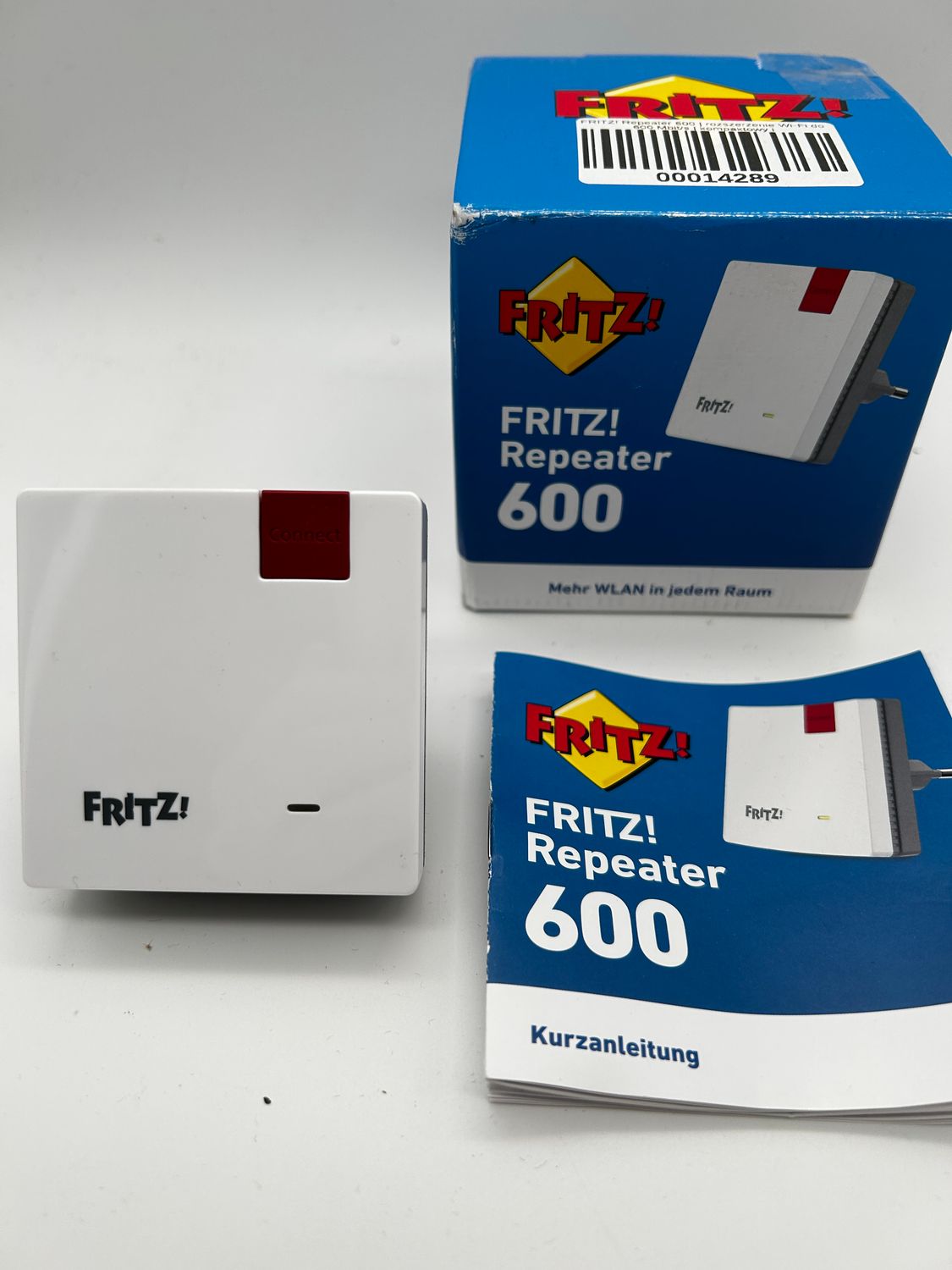 FRITZ! Repeater 600 | rozszerzenie Wi-Fi do 600 Mbit/s | kompaktowy i