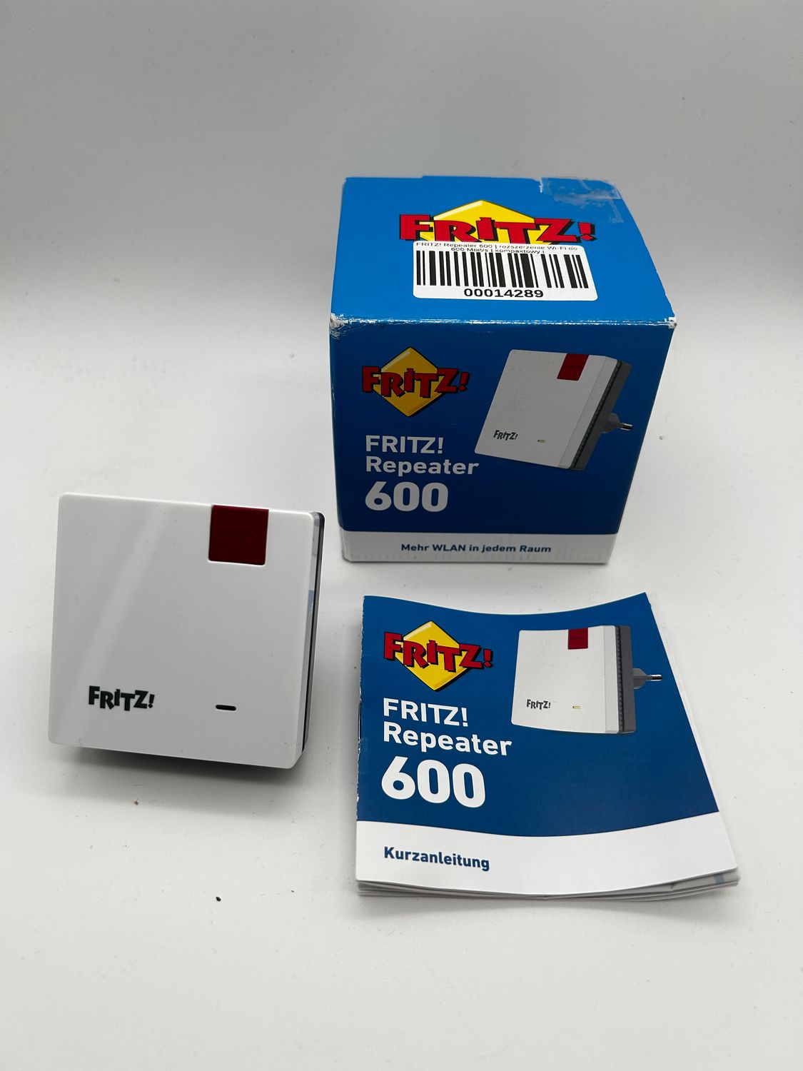 FRITZ! Repeater 600 | rozszerzenie Wi-Fi do 600 Mbit/s | kompaktowy i