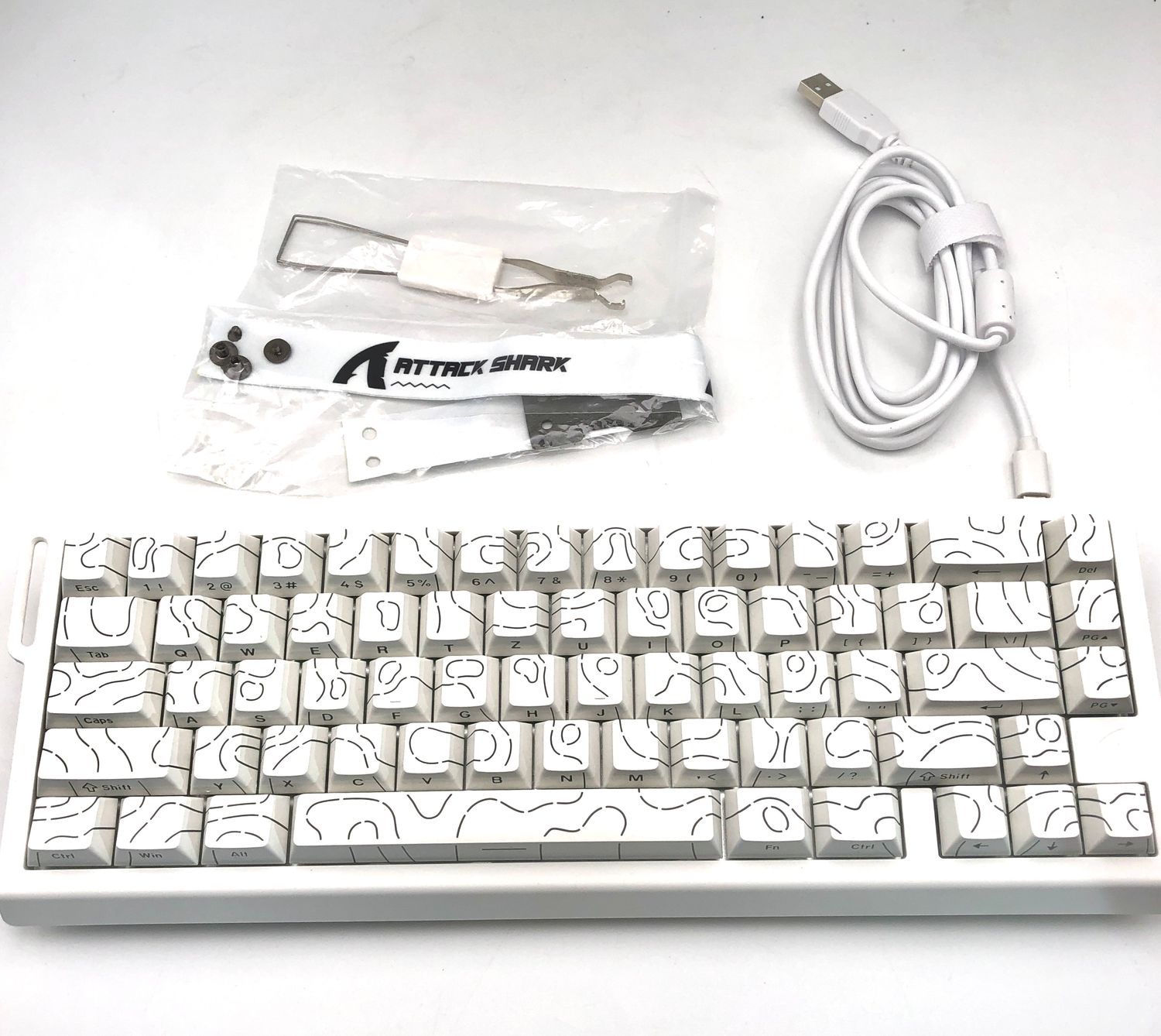 ATTACK SHARK X68 HE – klawiatura gamingowa Rapid Trigger 8000 Hz 60% RGB