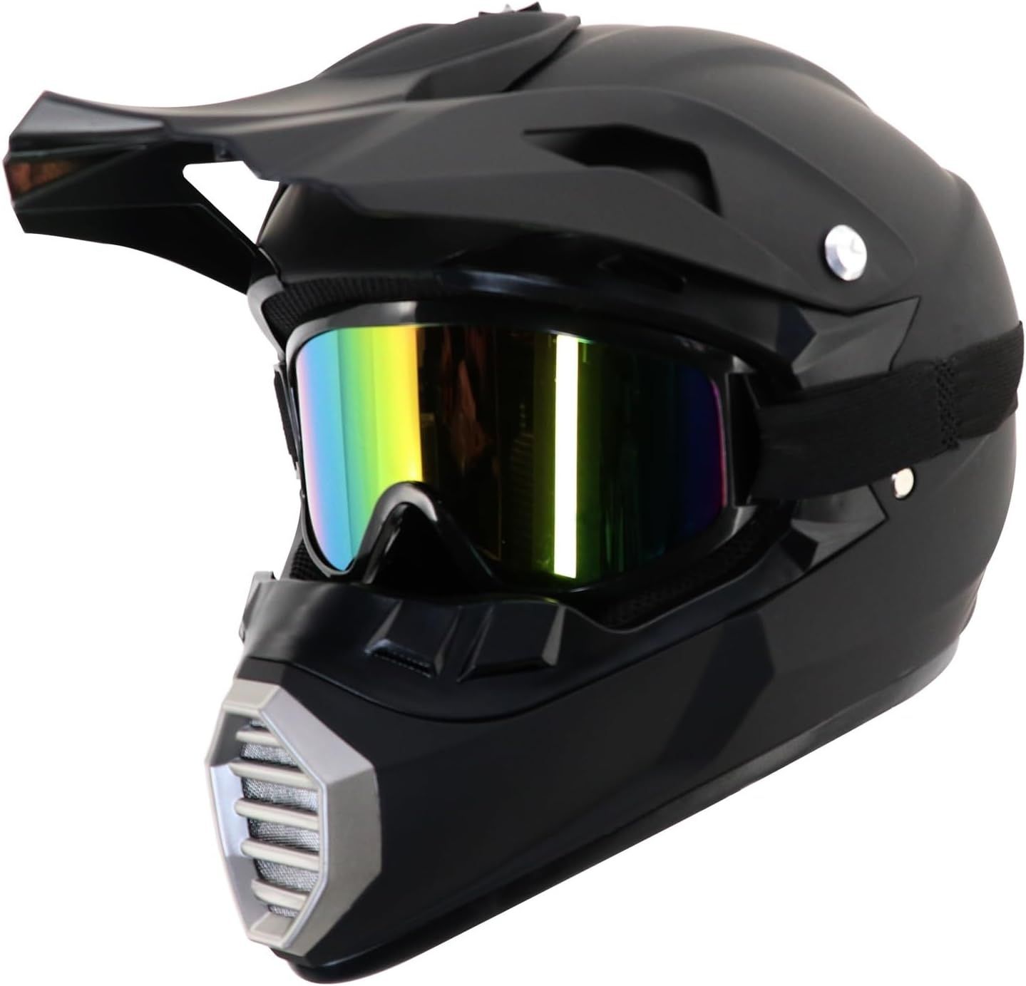Kask Moto Cross MoHelmHui – integralny zestaw ochronny dla dorosłych, S