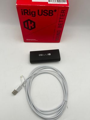 IK Multimedia iRig – kompaktowy interfejs audio USB-C do gitary i basu