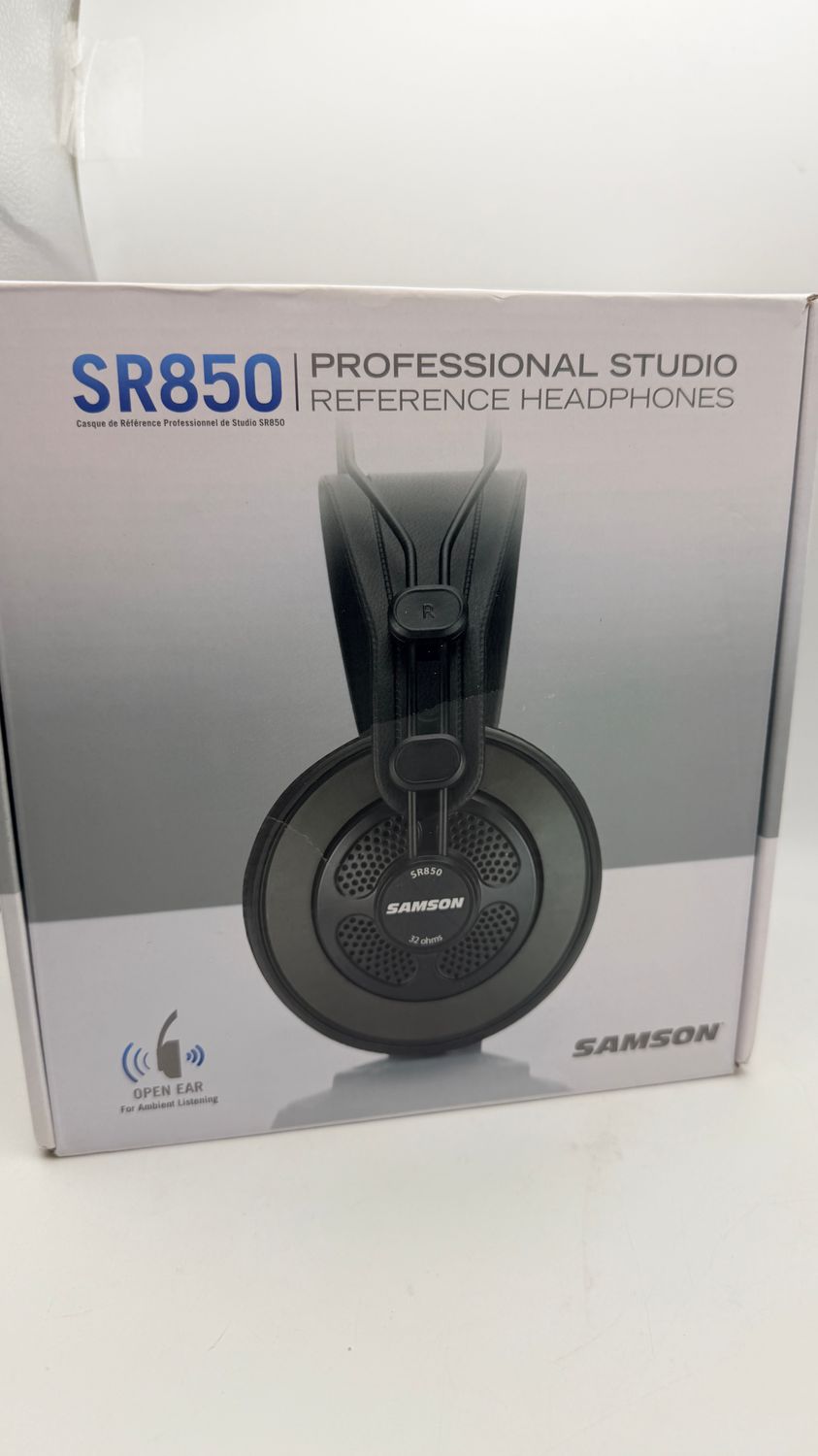 Samson SR850 – tradycyjne słuchawki przewodowe, czarne