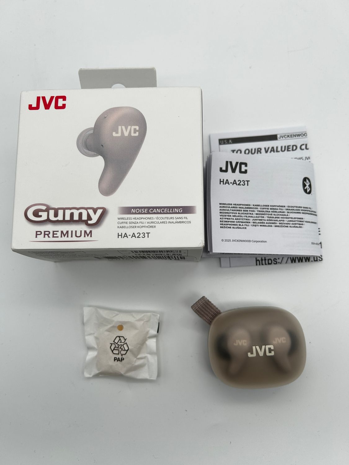JVC Gumy Premium True Wireless HA-A23T-T-U