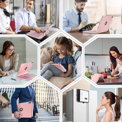 TQQ etui z klawiaturą z touchpadem do iPad 10. generacji 11,9" 2022 – Champagne