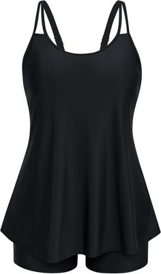 Hanna Nikole Tankini Plus Size – Dwuczęściowy strój kąpielowy z wysokim stanem