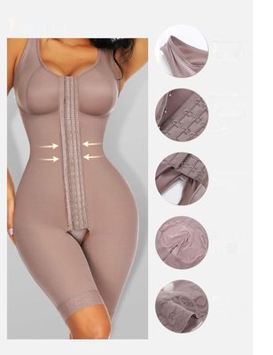 Body modelujący z nogawkami do kolan