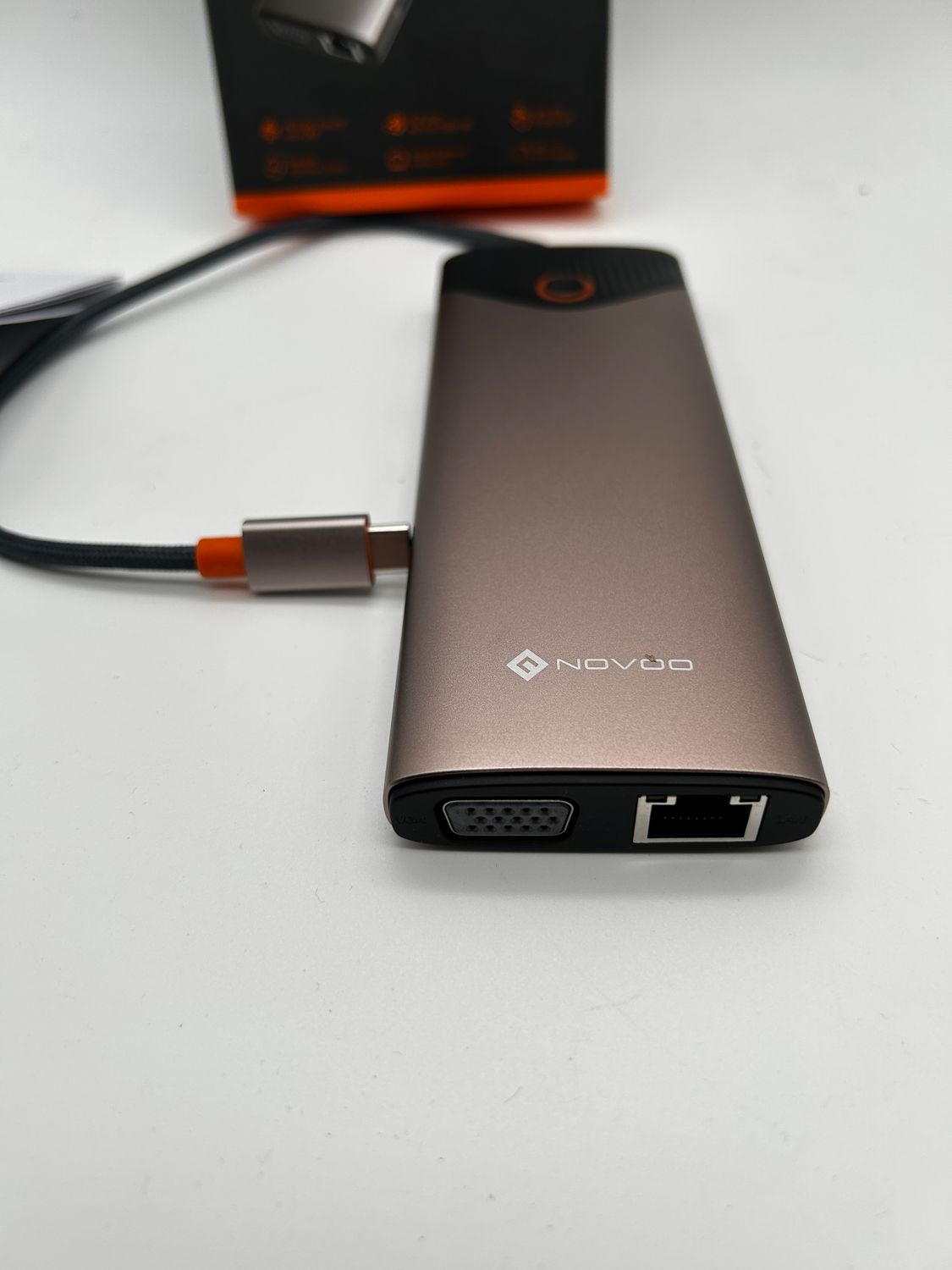 Stacja dokująca NOVOO USB-C, 15 w 1, 2x HDMI 4K@60Hz, VGA, USB-C/A 5Gb