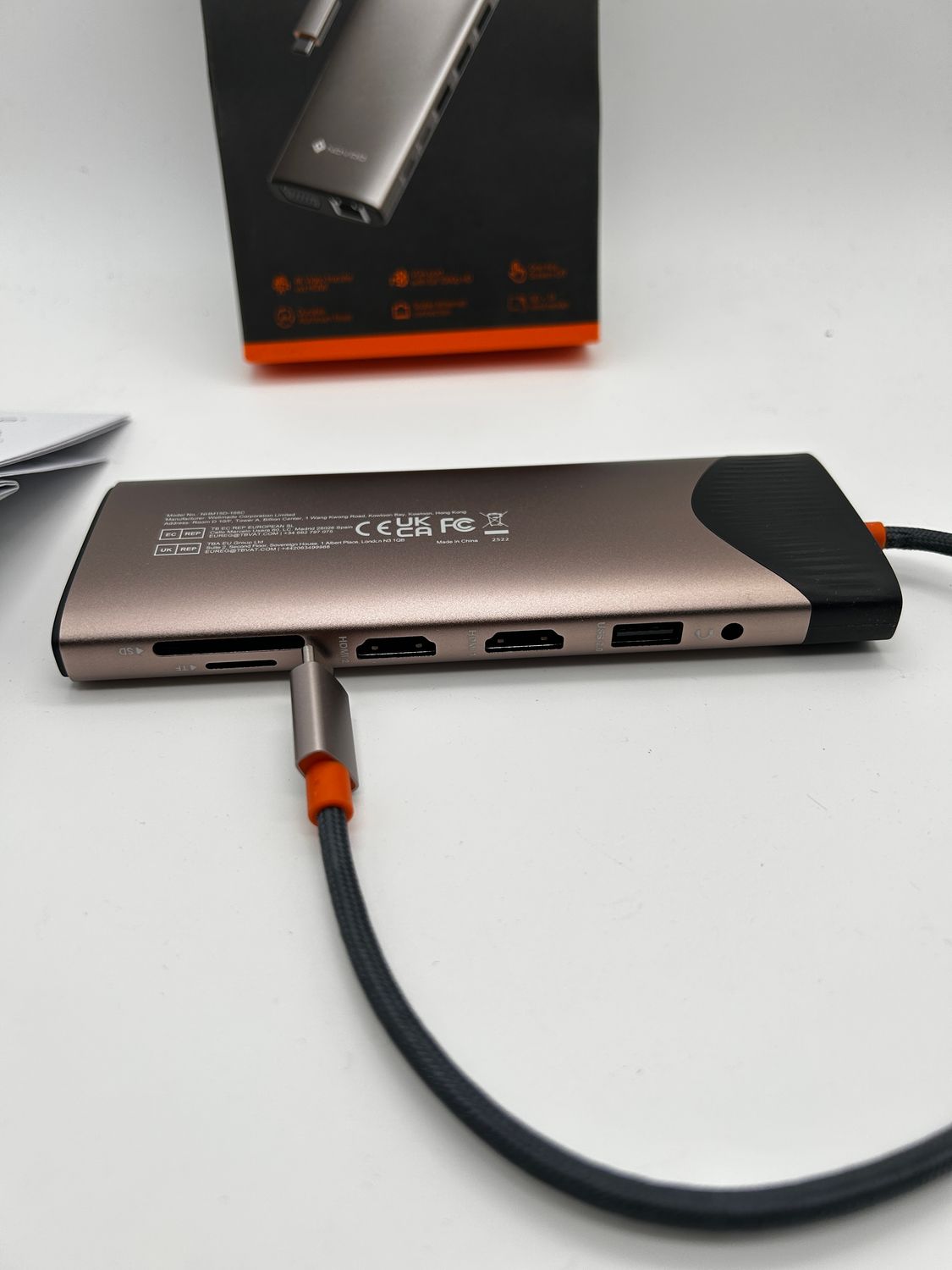 Stacja dokująca NOVOO USB-C, 15 w 1, 2x HDMI 4K@60Hz, VGA, USB-C/A 5Gb