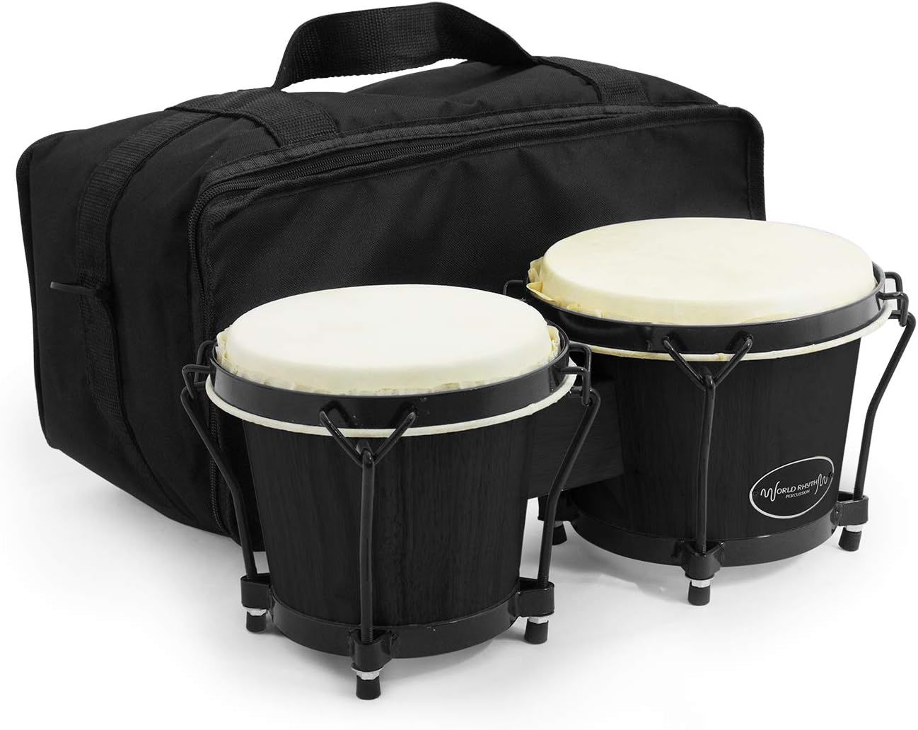 Bongosy 6" i 7" Beginners Eiken Bongo Drums BON7-BK – matowa czerń