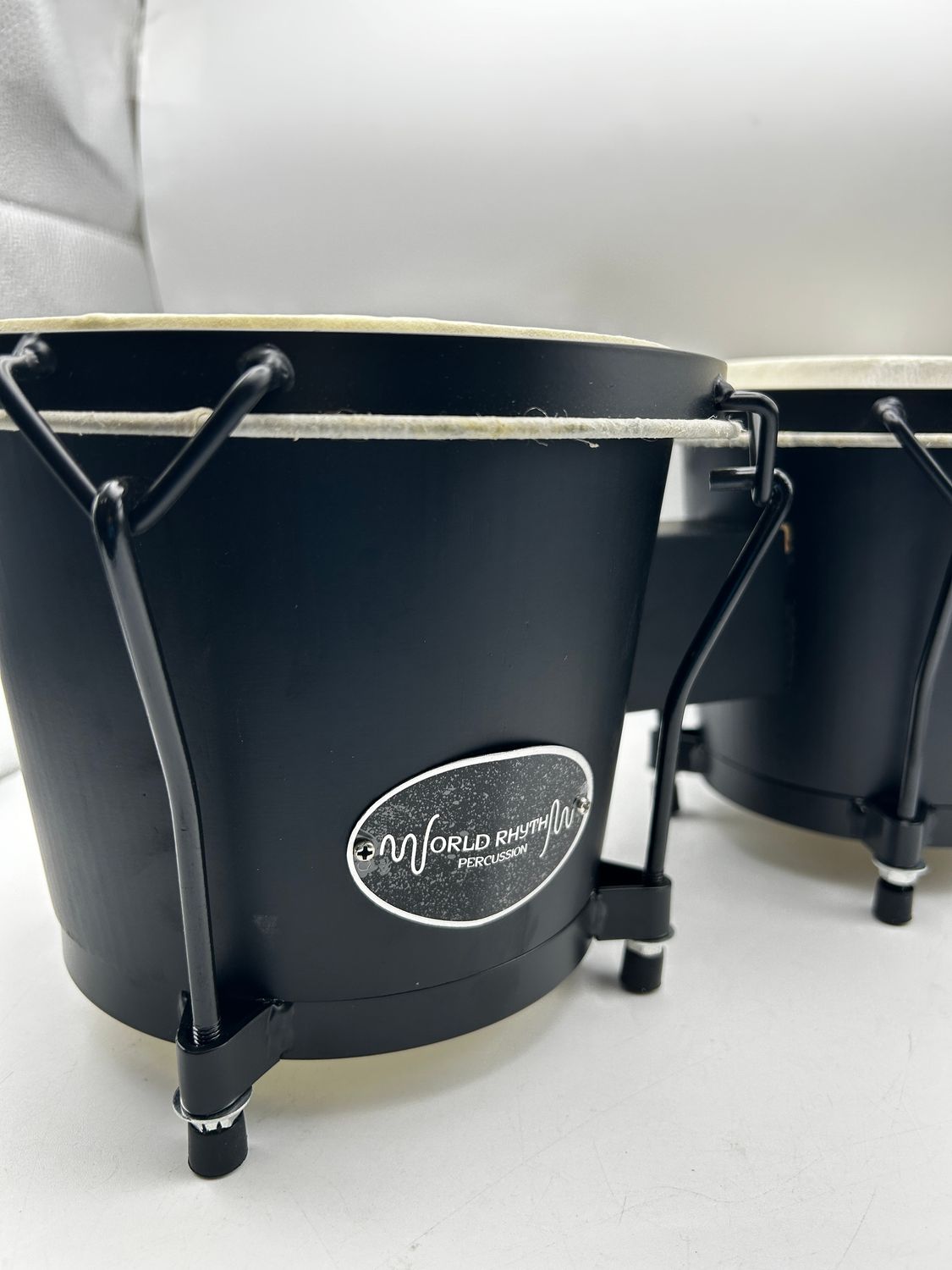Bongosy 6" i 7" Beginners Eiken Bongo Drums BON7-BK – matowa czerń