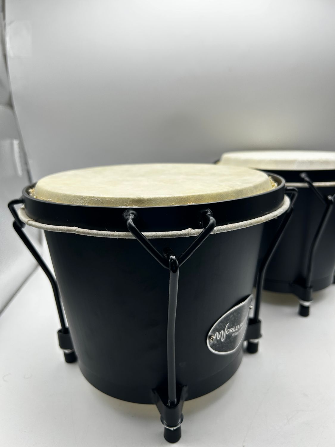 Bongosy 6" i 7" Beginners Eiken Bongo Drums BON7-BK – matowa czerń