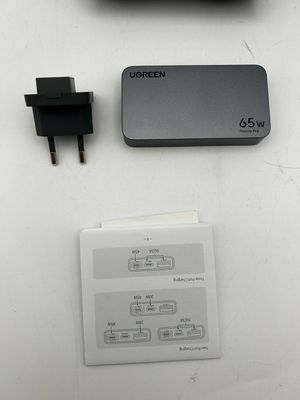 UGREEN Nexode Air 65W Ładowarka USB C do podróży, szybkie ładowanie, 3